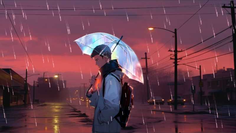 Walk in Rain